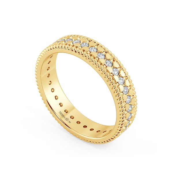 Men's Vintage Wedding Ring NCM9003 2